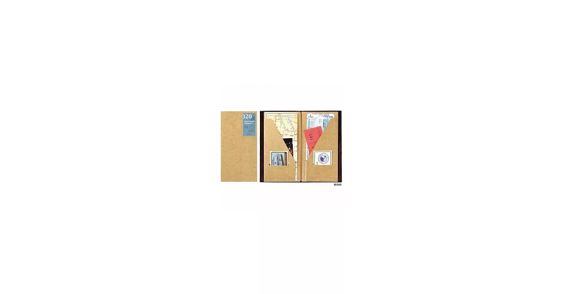 TRC Traveler’s Notebook Refill補充系列-020牛皮紙口袋
