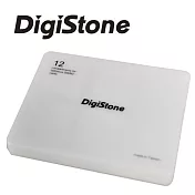 DigiStone 嚴選特A級 多功能記憶卡收納盒(12片裝)/靚白色 X1個(台灣製造!!)