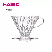 HARIO V60 VD-02T螺旋濾杯透明