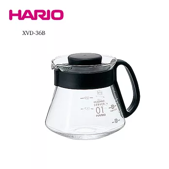 HARIO V60耐熱玻璃壺 1~3杯用 360ml  XVD-36B