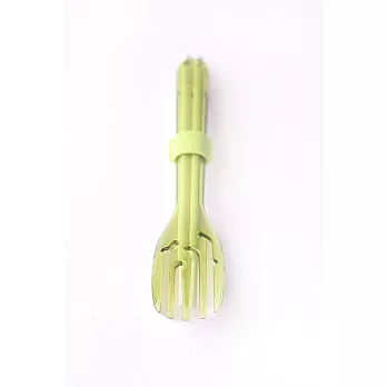 dipper攜帶型環保餐具SPS筷-青嫩綠叉