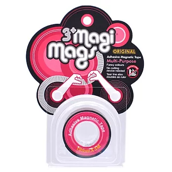 3+ Magi Mags 磁鐵膠帶 19mm x 3M 經典系列經典紅