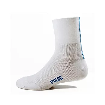 【 PULO 】Coolmax超透氣排汗自行車襪-男藍