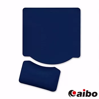 aibo MA-25 分離式矽膠護腕鼠墊藍色