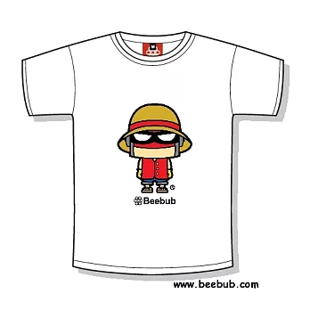 【Beebub】海賊超人-魯夫超人-XL白