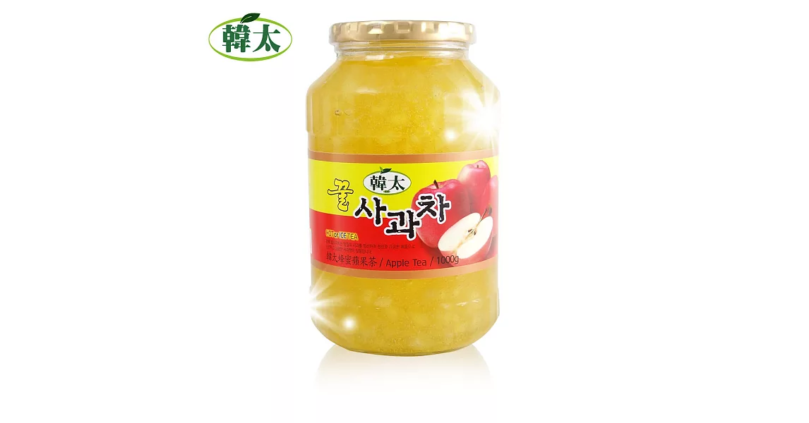 【韓太】韓國黃金-蜂蜜蘋果茶(1KG)蜂蜜蘋果茶