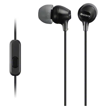 SONY智慧型手機線控入耳式耳麥EX15AP黑色B