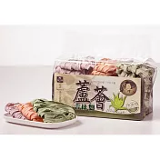 【村家味】蘆薈蕾絲麵一公斤裝--綜合口味(紫地瓜/胡蘿蔔(南瓜)/綠藻)
