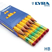 【德國LYRA】百年經典黃桿鉛筆(HB) 12入
