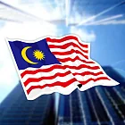 【國旗商品創意館】馬來西亞國旗飄揚抗UV、防水貼紙2入/Malaysia/世界多國款可選購