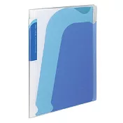 KOKUYO Novita 5層檔案資料夾(附夾鍊袋) 藍