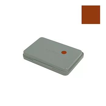【寫吉達】Shachihata 顏料系油性印台 小型 HGN-1 茶色 (盤面 63 X 40 mm)