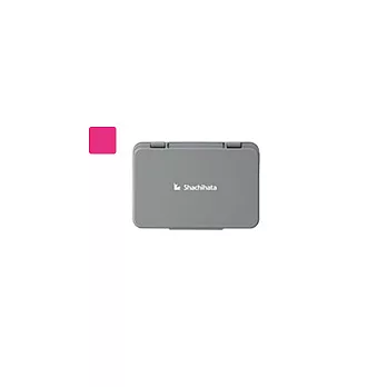 【Shachihata】顏料系油性印台 小型 HGN-1 粉紅色 (盤面 63 X 40 mm)