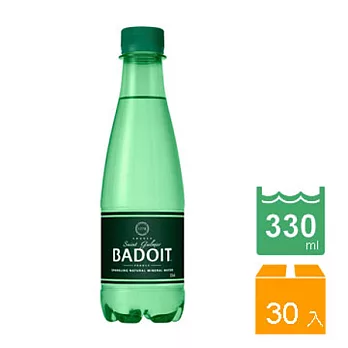 【BADOIT波多】天然氣泡礦泉水(330ml/30入/寶特瓶)
