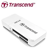 創見 Transcend F5 USB 3.0讀卡機 (TS-RDF5W) 白色