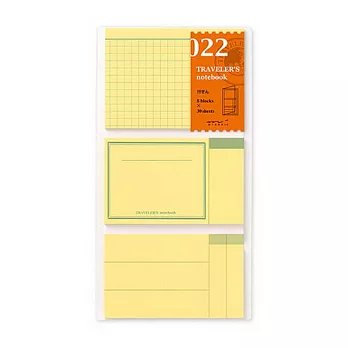 TRC Traveler’s Notebook Refill補充系列-022便條貼