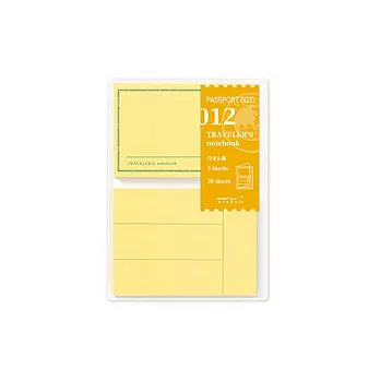 TRC Traveler’s Notebook PA SIZE補充系列-012便條貼