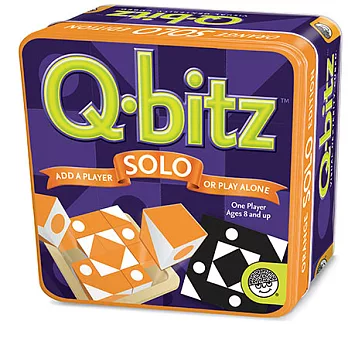 【GoKids】】幾何立體拼拼樂(單人橘色) 桌遊 Q-bitz Solo Orange