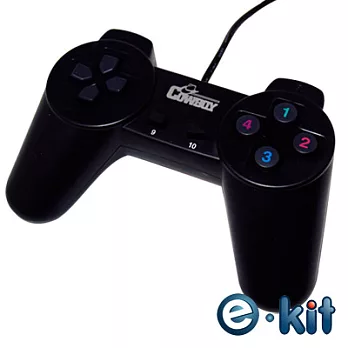 e-kit 逸奇《UPG-701 經典款USB 遊戲搖桿 電腦搖桿 》經典黑