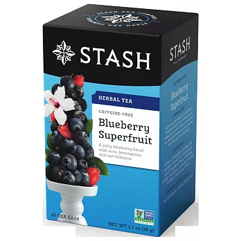 《STASH》無咖啡因草本藍莓果茶