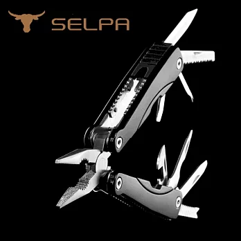 【韓國SELPA】11合一多功能萬用工具組黑色
