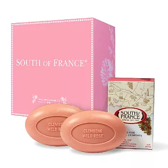 South of France 南法馬賽皂 玫瑰香頌 馬卡龍禮盒組 170g x2