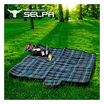 【韓國SELPA】戶外防水處理絨毛野餐墊/寶寶爬行墊/地墊/地布(中型)