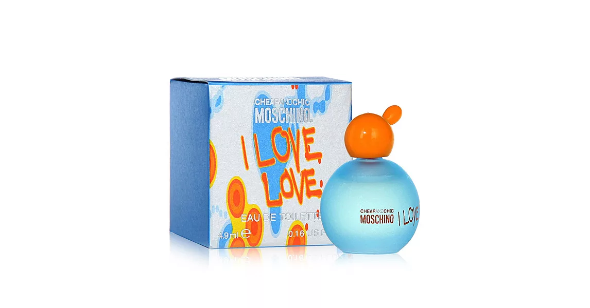 Moschino I LOVE LOVE愛戀愛女性淡香水小香(4.9ml)