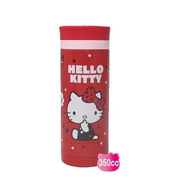 Hello Kitty真空保溫杯350ml,KF-5835紅色