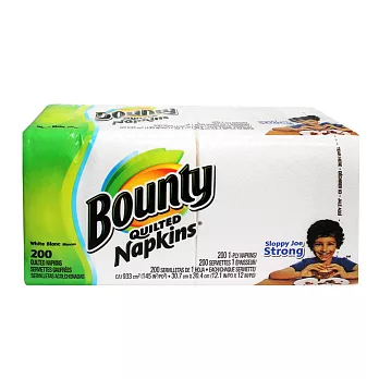 美國 Bounty餐巾紙 200張