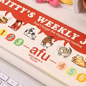 afu插畫週記本-貓咪的生活週記-繽紛樂