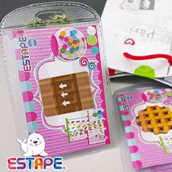 【ESTAPE】造型隨手貼 OPP抽取式膠帶(巧克力)