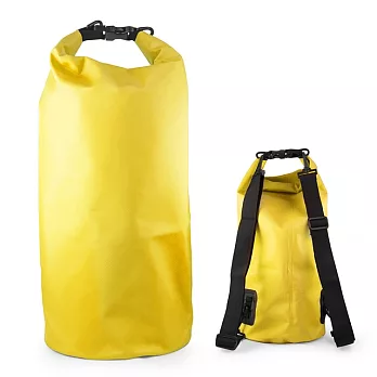 15L大容量 防水運動筒型背包黃色