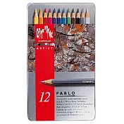【CDA 瑞士卡達】PABLO 專家級油性色鉛-12色
