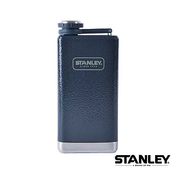 【美國Stanley】不鏽鋼保溫瓶／SS Flask經典酒壺 0.24L  錘紋藍