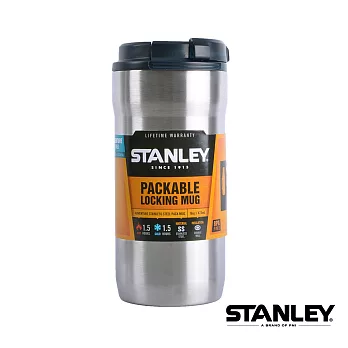 【美國Stanley】不鏽鋼保溫瓶／SS Pack冒險系列咖啡杯 0.47L  不鏽鋼原色