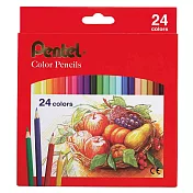 PENTEL彩色鉛筆24色
