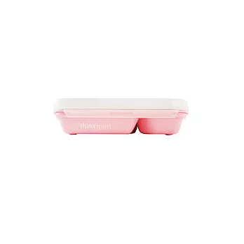 thinkbaby無毒不鏽鋼兒童餐盤套組(粉)粉紅色