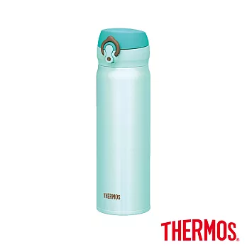 【THERMOS 膳魔師】超輕量 不鏽鋼真空保溫瓶0.5L(JNL-500-MNT)薄荷綠色