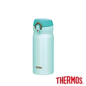 【THERMOS 膳魔師】超輕量 不鏽鋼真空保溫瓶0.35L(JNL-350-MNT)薄荷綠色