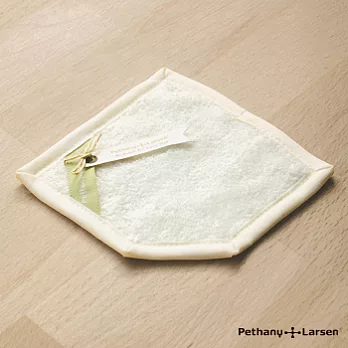 【Pethany+Larsen】厚棉巾 吸水擦拭杯墊(香草白)