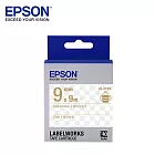 EPSON愛普生 LK-3TKN C53S653409標籤帶(透明9mm )透明金