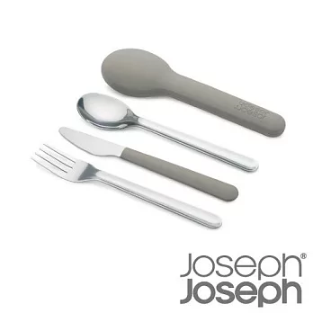 Joseph Joseph 翻轉不鏽鋼餐具組(灰)-81034