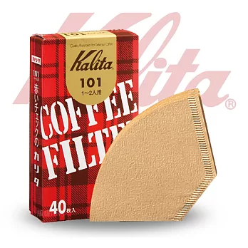 【日本】KALITA 101系列 無漂白咖啡濾紙(40入)