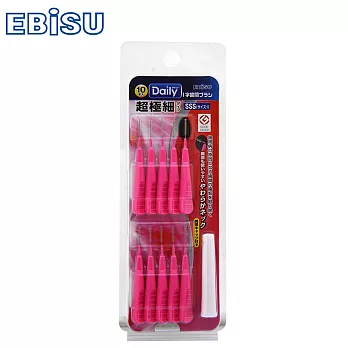 日本EBiSU-I型牙間刷10入-1號(SSS)