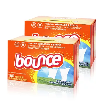 Bounce烘衣柔軟片320片(160片x2盒)