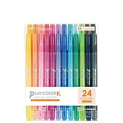 【TOMBOW日本蜻蜓】Play Color k 玩色彩雙頭筆24色組