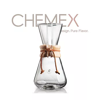 【美國】Chemex 經典手沖玻璃咖啡濾壺（約300ml）