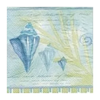 Cypress餐巾紙(M)-Seashells貝殼