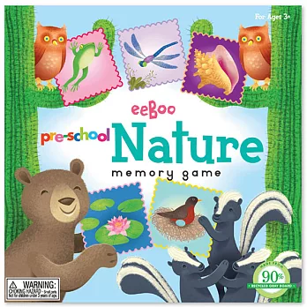 eeBoo 學齡前記憶遊戲 — Pre-School Nature Memory Game (大自然款)